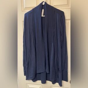 Athleta Deep Blue Pranayama Wrap Cardigan - Size M